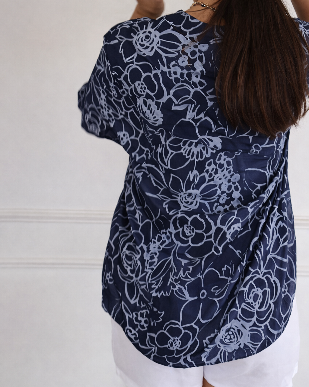 Beatrix | Painterly Floral Blouse