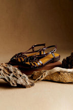 Ira | Studded Sandals Earthy Tone