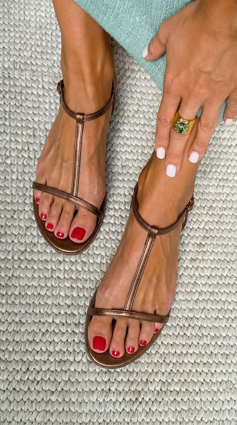 Willie | Golden Spring Sandals