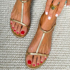 Willie | Golden Spring Sandals