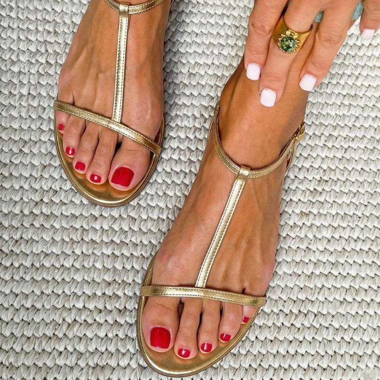 Willie | Golden Spring Sandals
