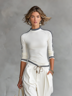 Nell | Wide-Leg Drawstring Athletic Set