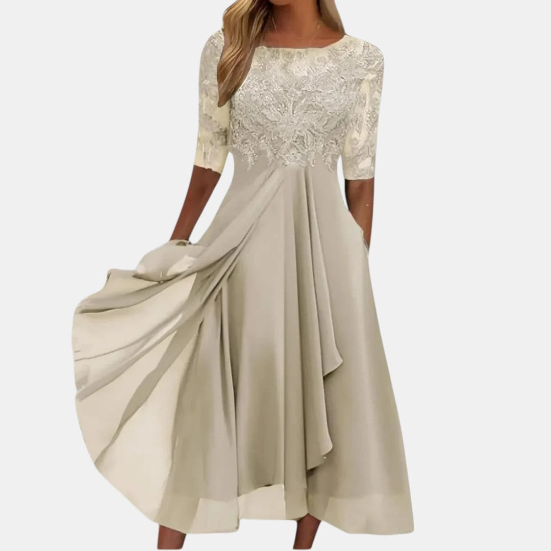 Dagny | Lace Midi Dress