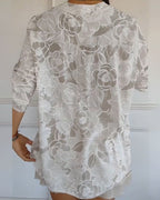 Beatrix | Painterly Floral Blouse