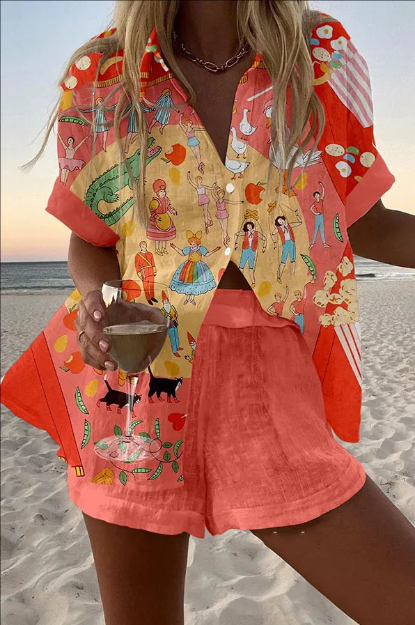 Rowena | Cotton-Linen Co-ord Set
