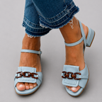 Jayleen | Sandal Metal Chain Comfort