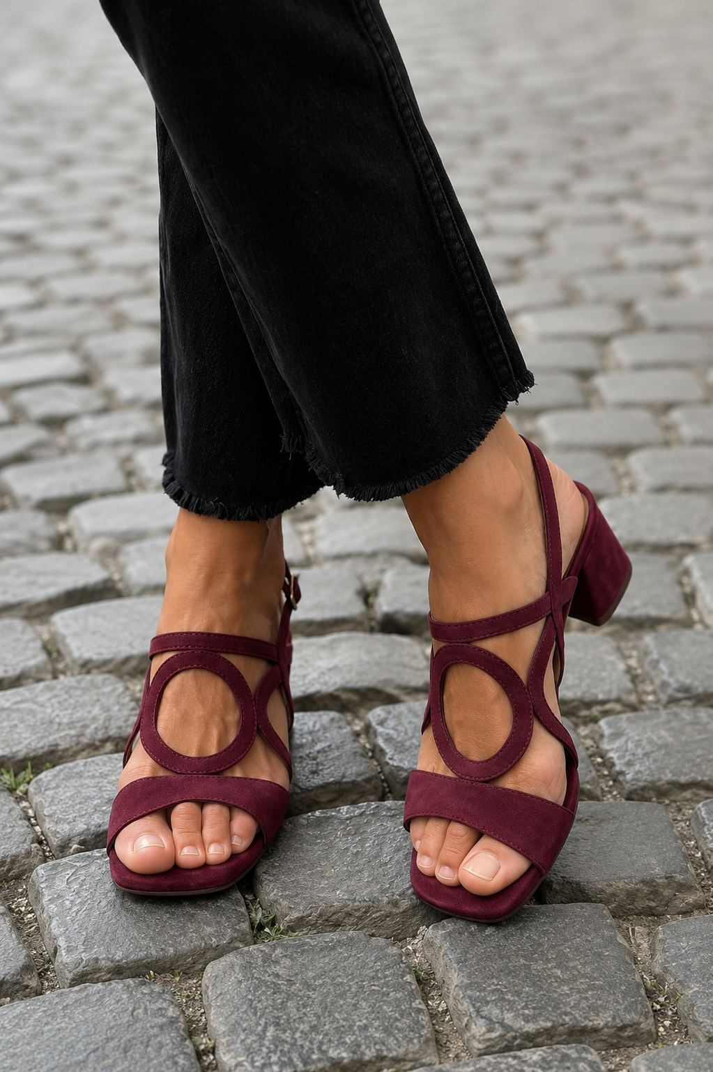 Yelena | Colorful Summer Square-Toe Sandals