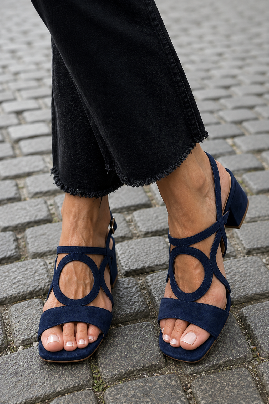 Yelena | Colorful Summer Square-Toe Sandals