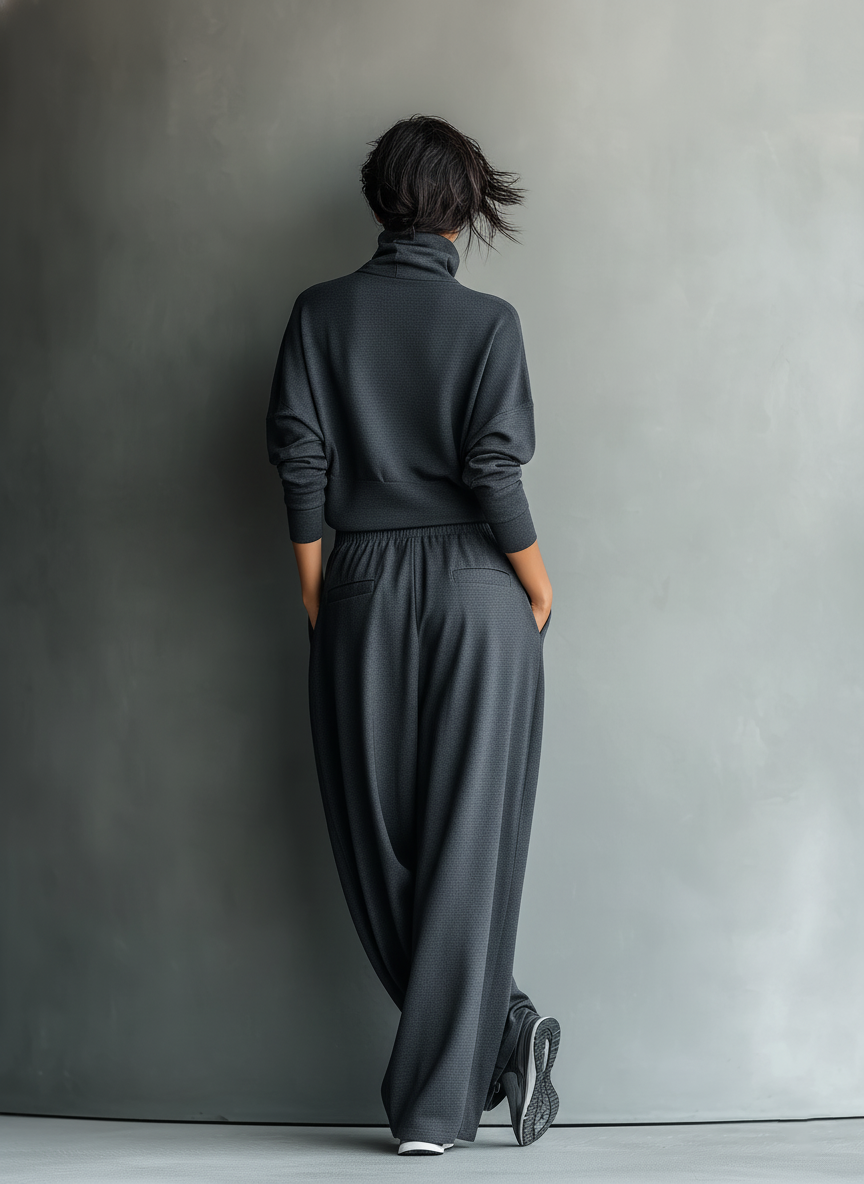 Amy | Knit Wide-Leg Two-Piece Set