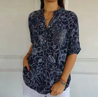 Beatrix | Painterly Floral Blouse