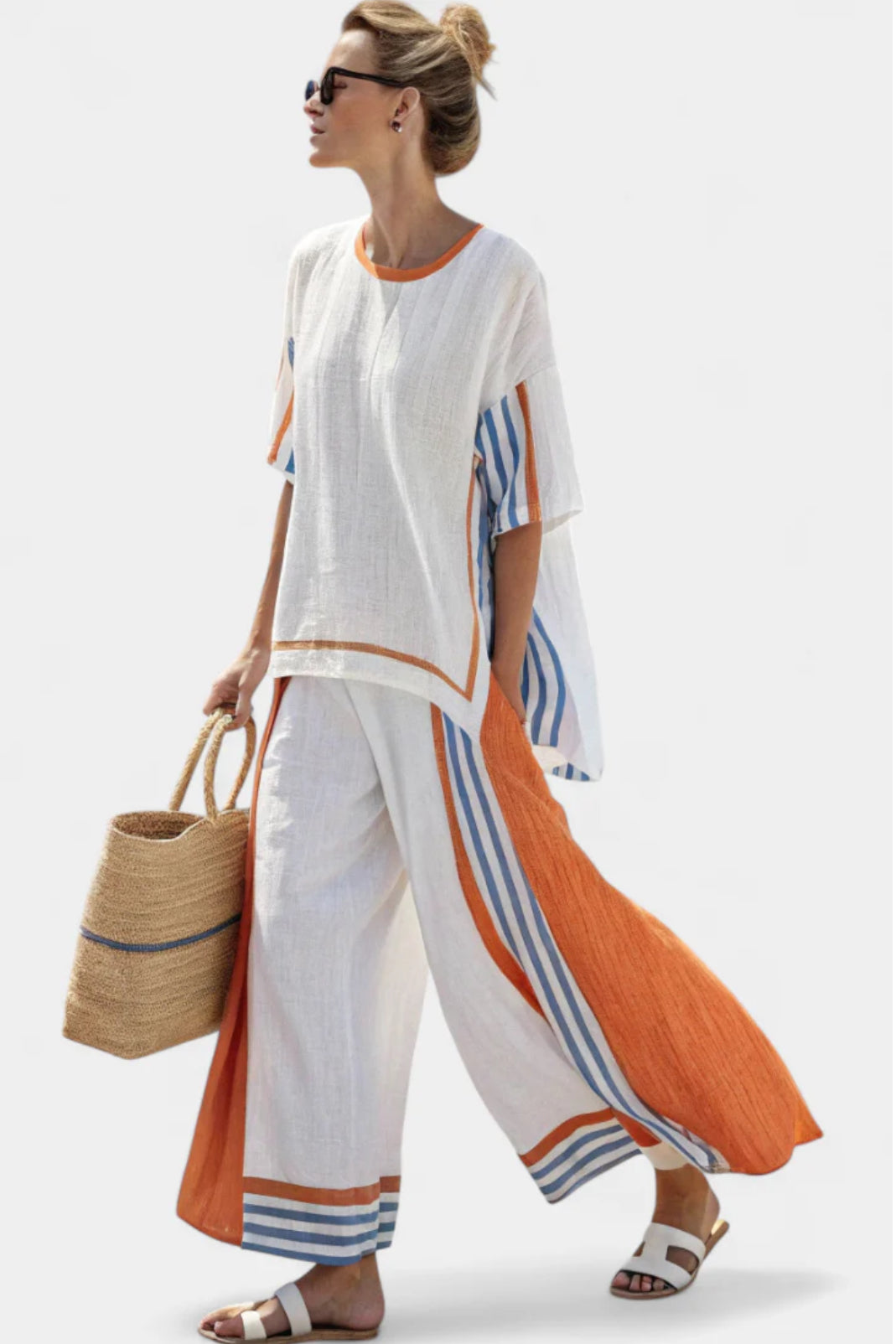 Kismet | Two-Piece Striped Co-Ord Set