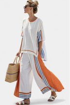 Kismet | Two-Piece Striped Co-Ord Set