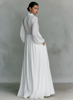 Gwendolyn | Patchwork Linen Maxi Dress