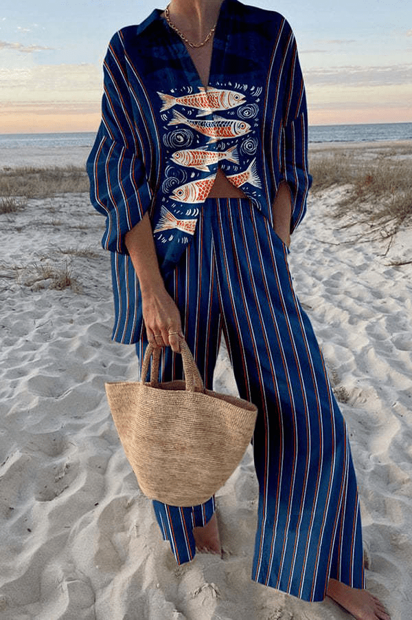 Nadia | Linen Cotton Two-Piece Set