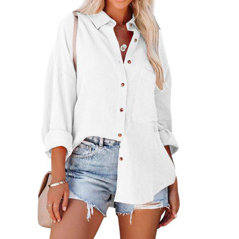 Jayda | Relaxed Button-Down Blouse