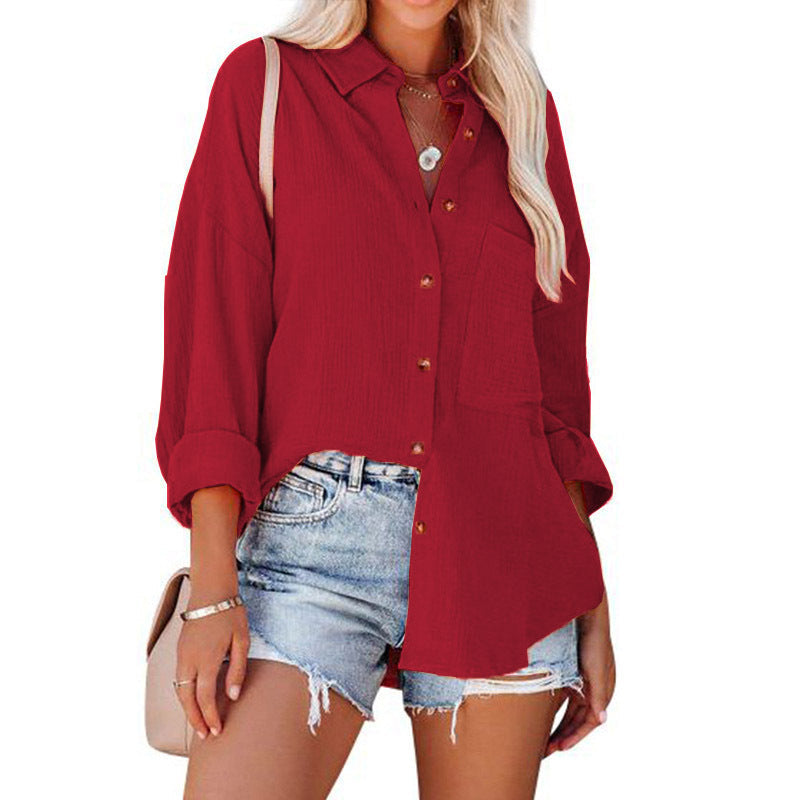 Jayda | Relaxed Button-Down Blouse