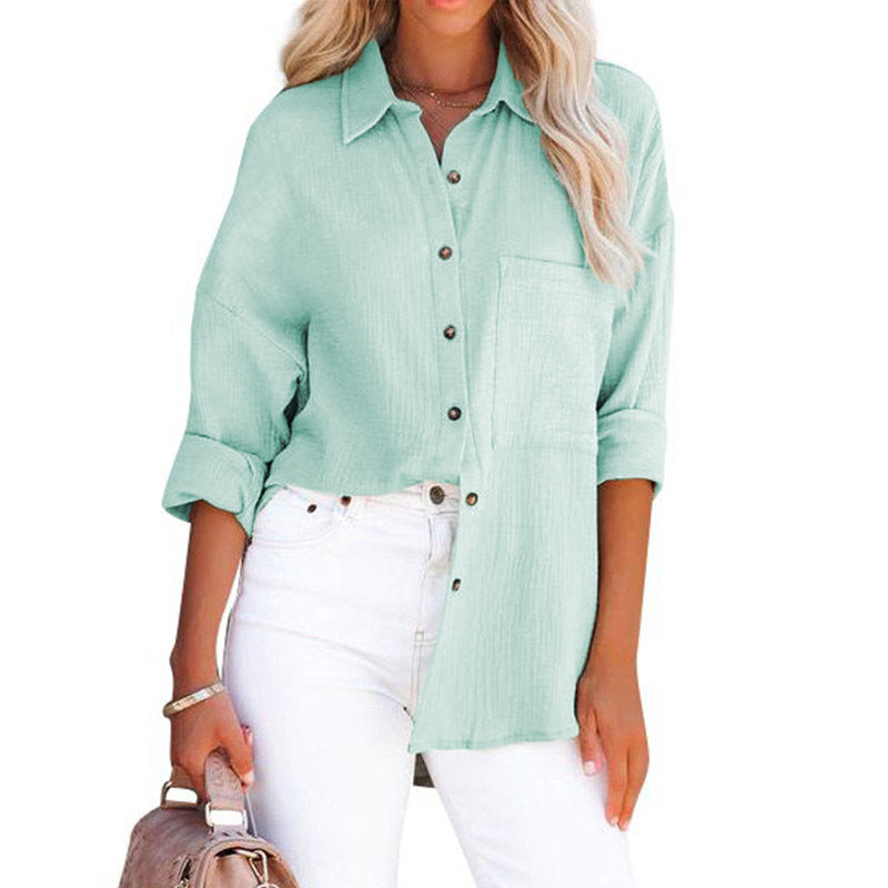 Jayda | Relaxed Button-Down Blouse