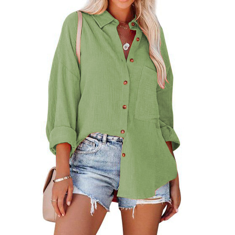Jayda | Relaxed Button-Down Blouse