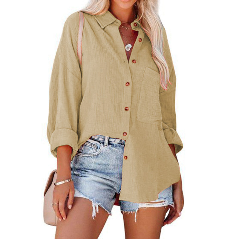 Jayda | Relaxed Button-Down Blouse