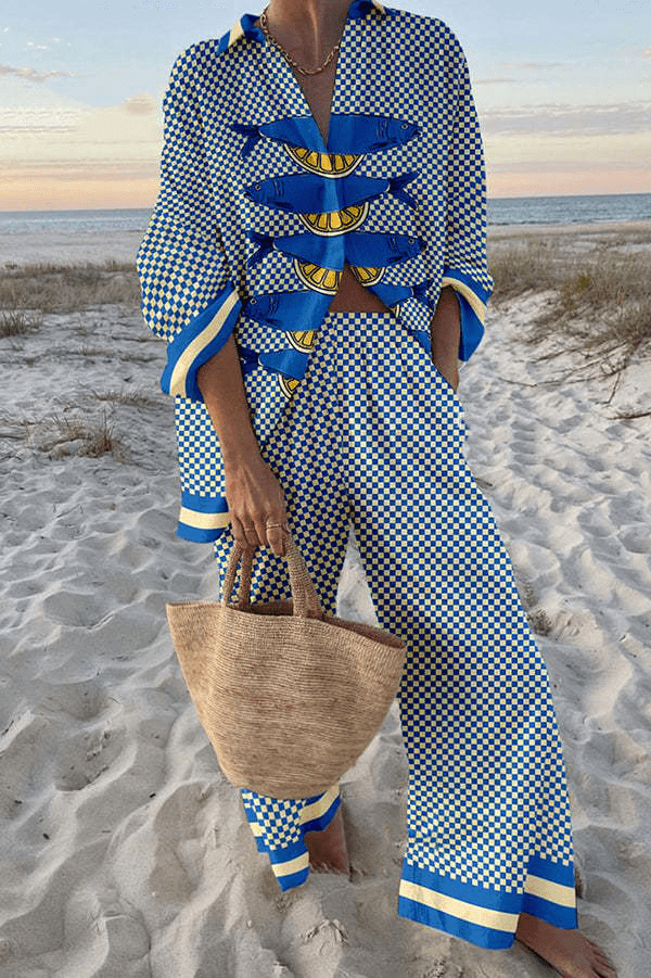 Minnie | Linen-Cotton Shirt & Pant Set