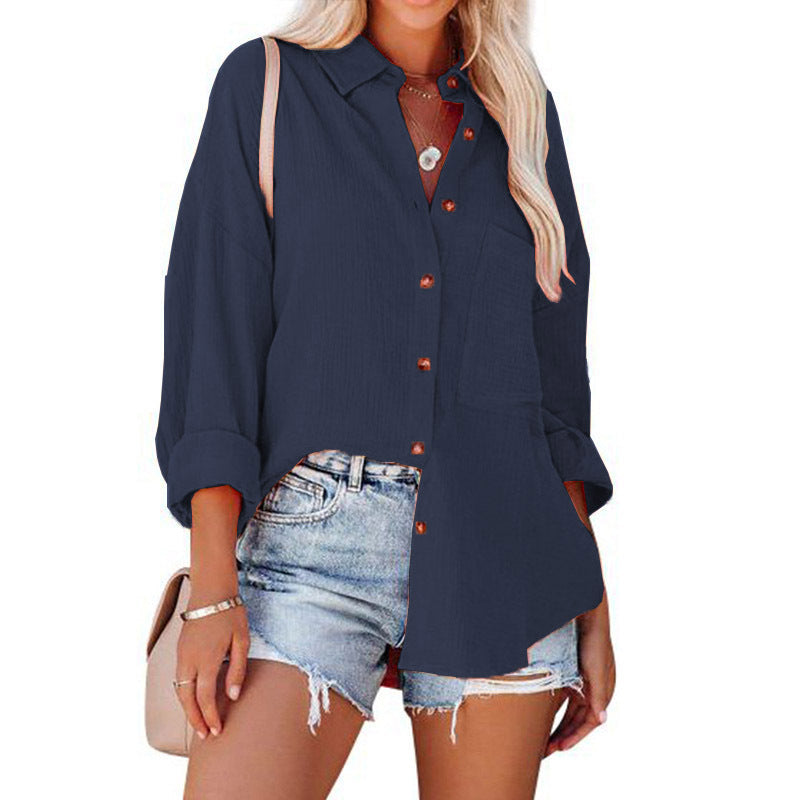 Jayda | Relaxed Button-Down Blouse
