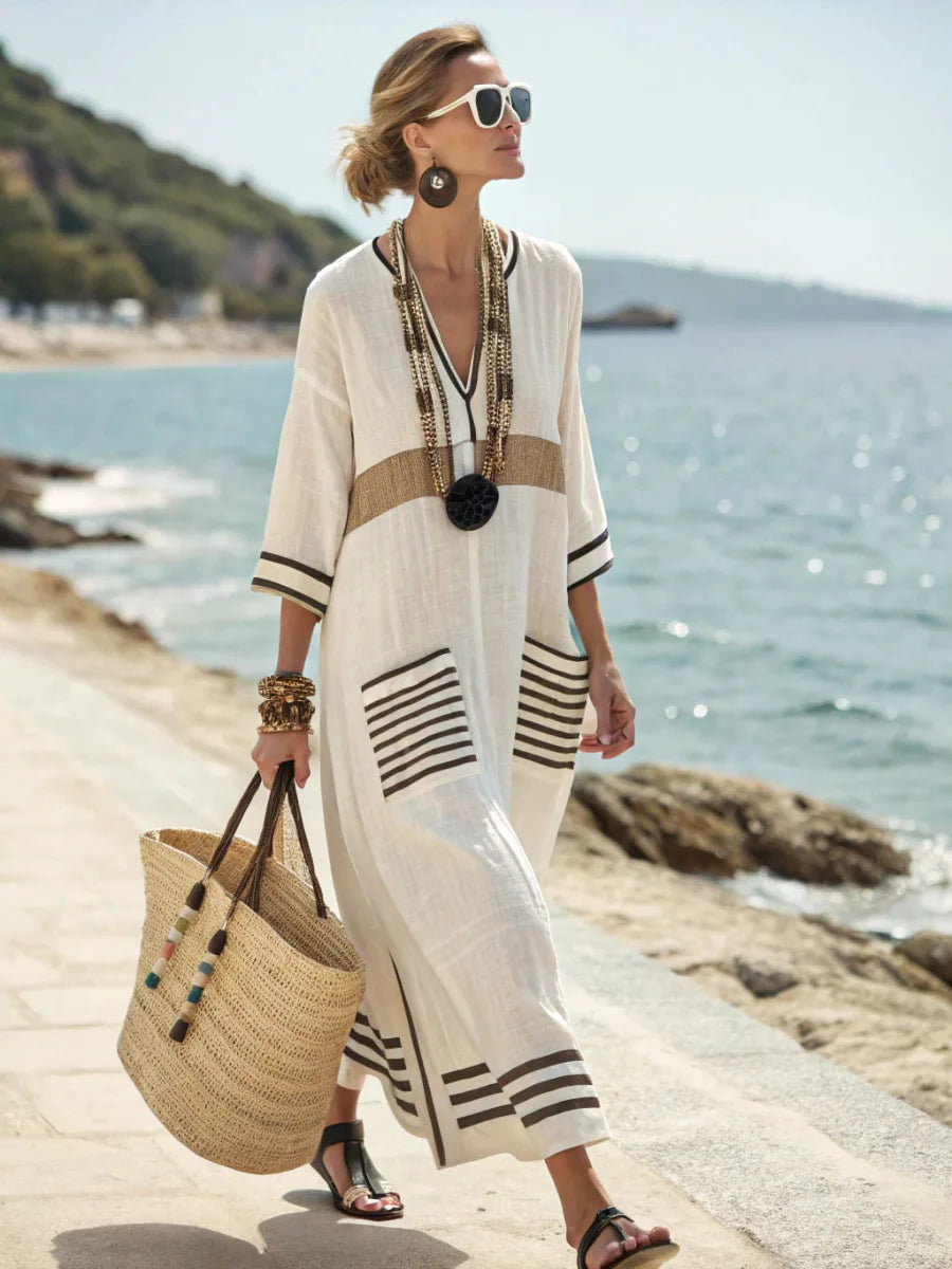 Ruth | Coastal Flow Maxi Dress