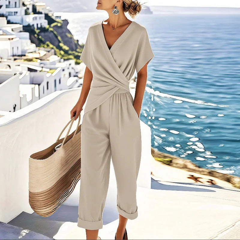 Romona | Wrap-Front Two-Piece Set