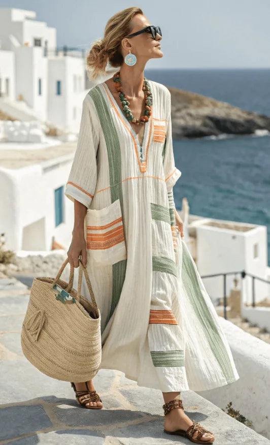 Ruth | Coastal Flow Maxi Dress
