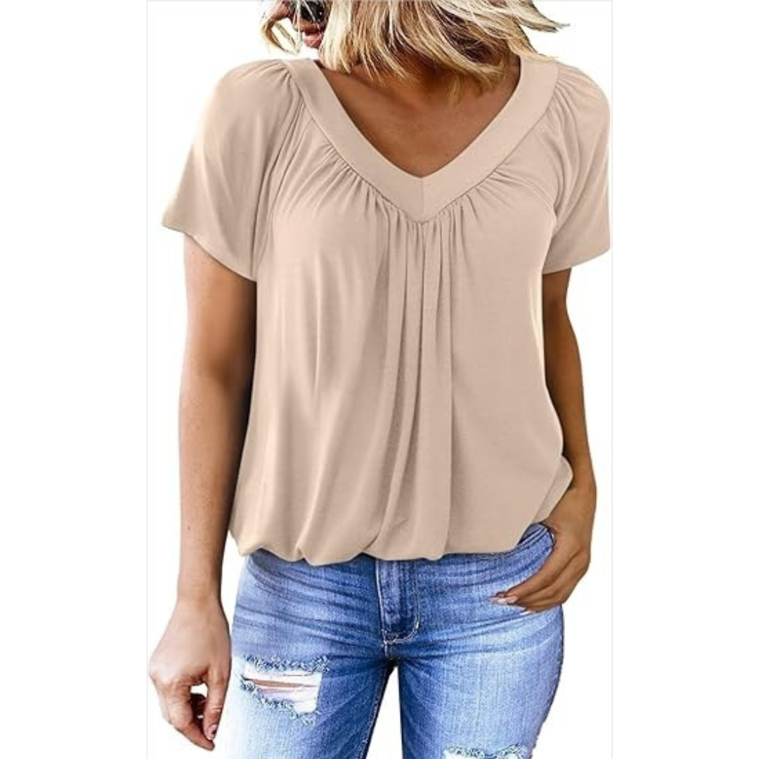 Anabelle | Casual V-Neck Top