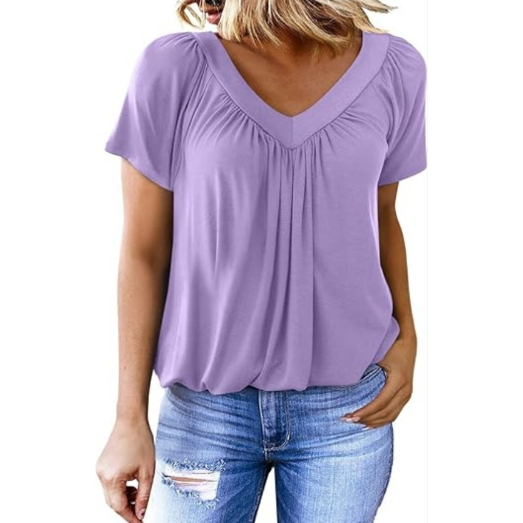 Anabelle | Casual V-Neck Top