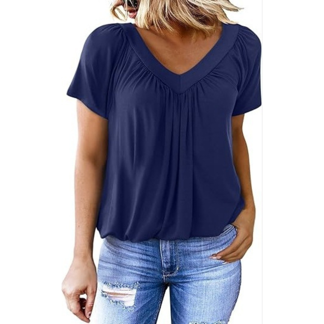 Anabelle | Casual V-Neck Top