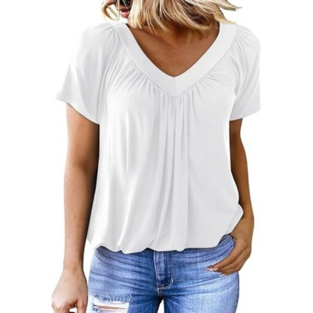 Anabelle | Casual V-Neck Top