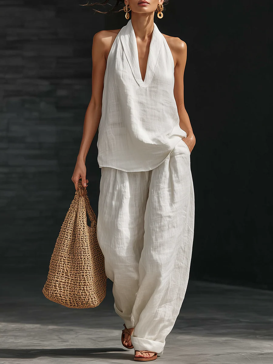 Tisha | Sleeveless V-Neck Blouse