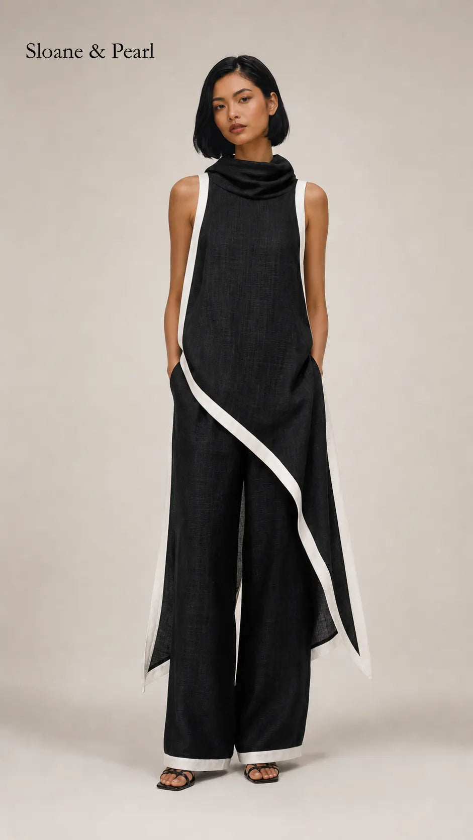 Elaina | Elegant Linen Co-Ord Set