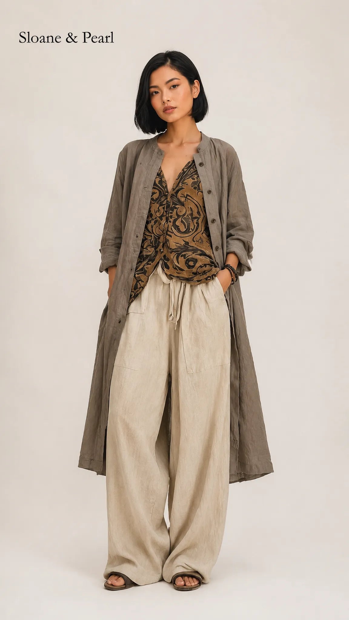 Camilla | 3-Piece Linen & Cotton Set