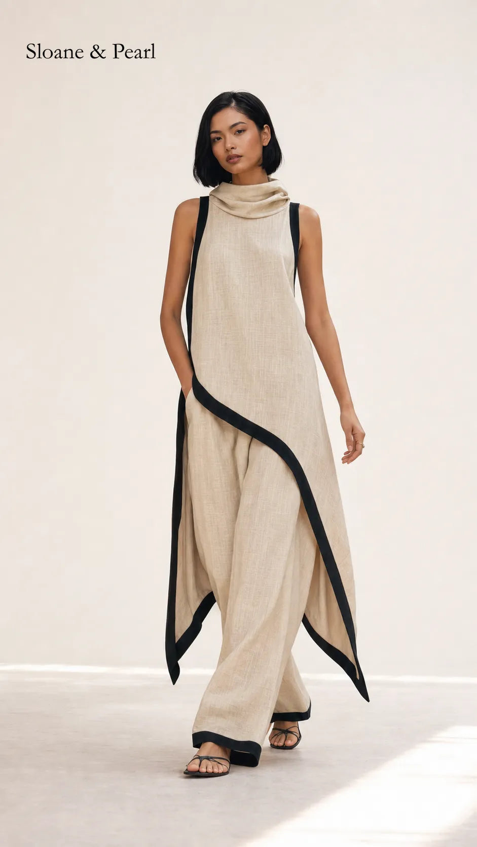 Elaina | Elegant Linen Co-Ord Set