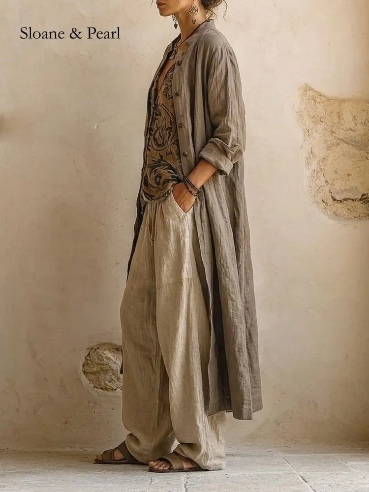 Camilla | 3-Piece Linen & Cotton Set