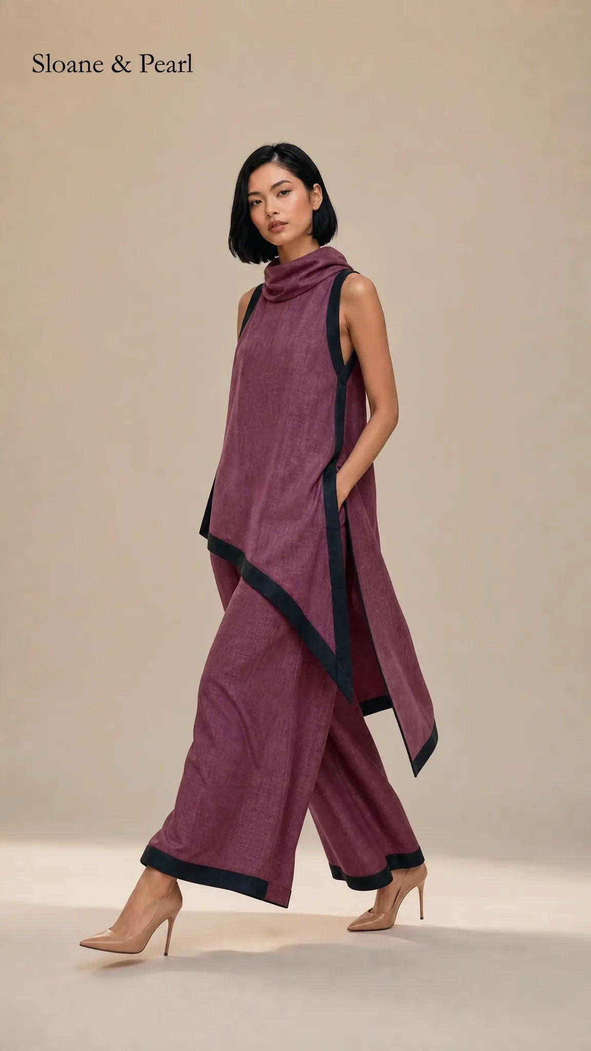 Elaina | Elegant Linen Co-Ord Set