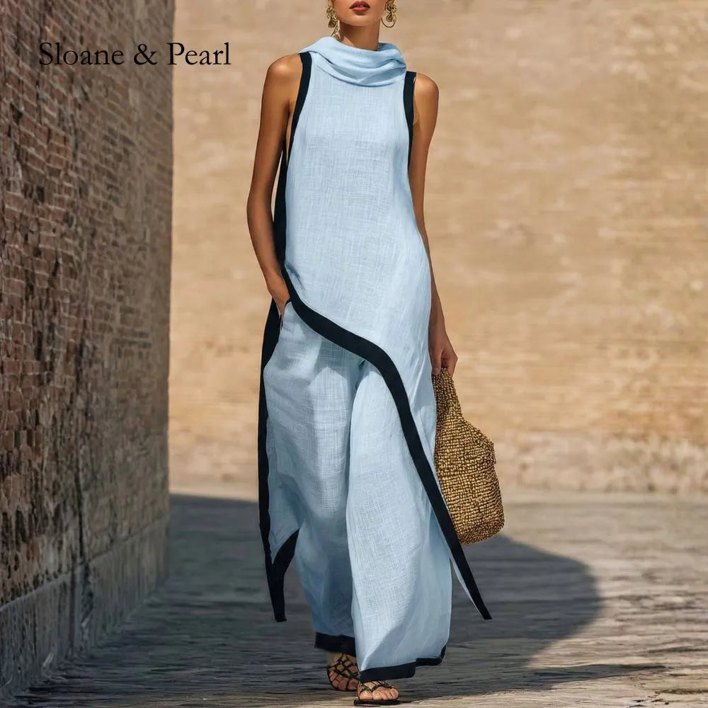 Elaina | Elegant Linen Co-Ord Set