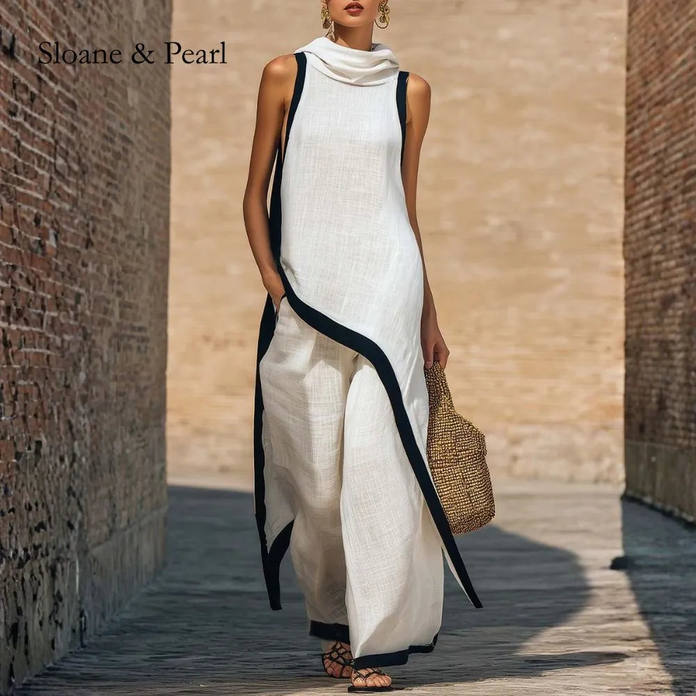 Elaina | Elegant Linen Co-Ord Set