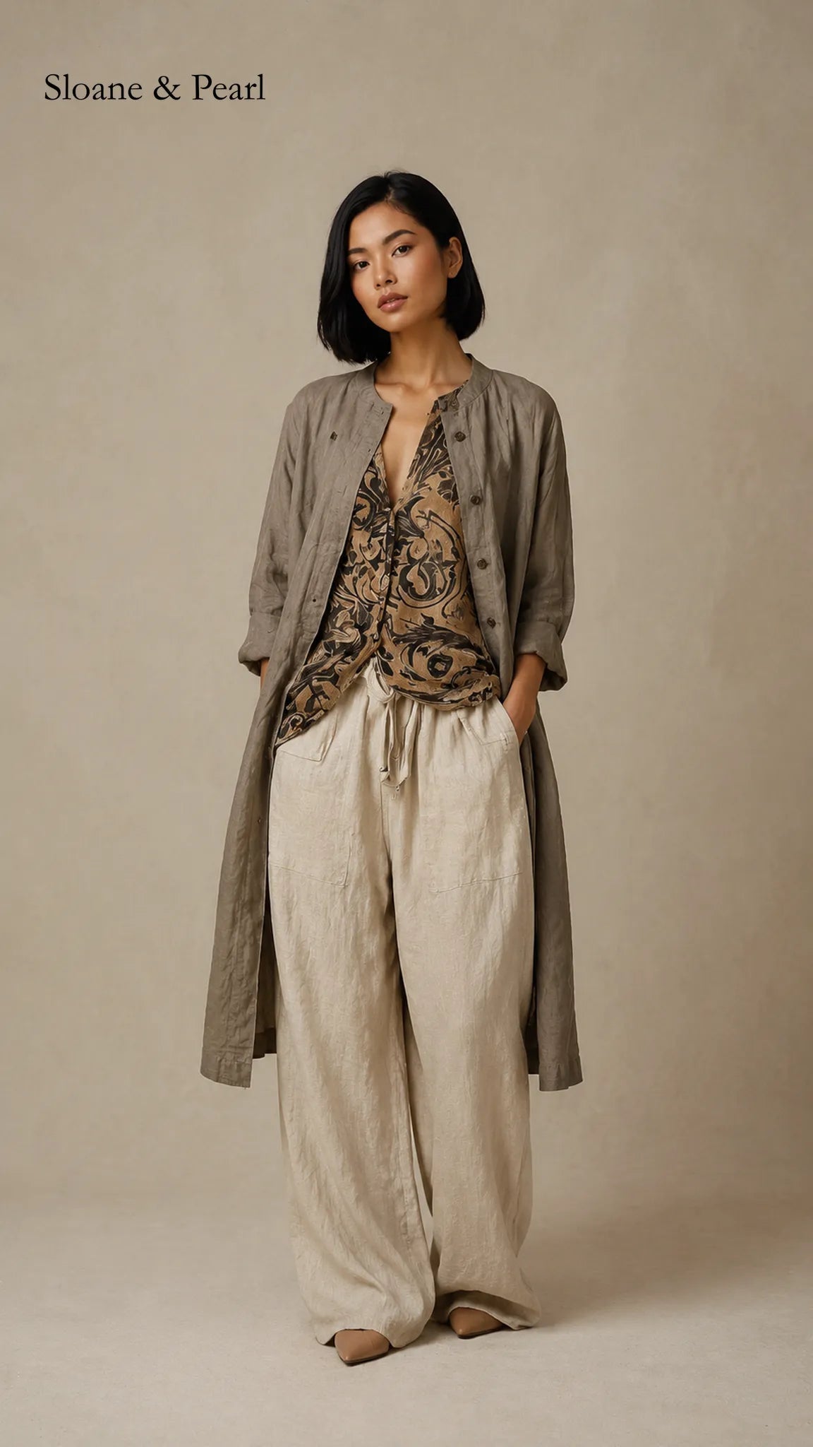 Camilla | 3-Piece Linen & Cotton Set