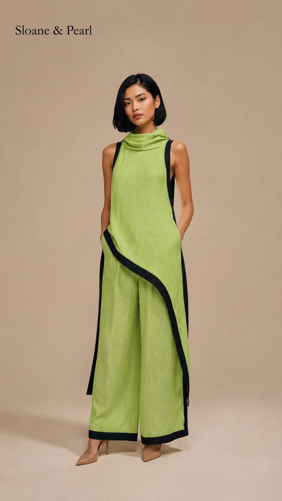 Elaina | Elegant Linen Co-Ord Set