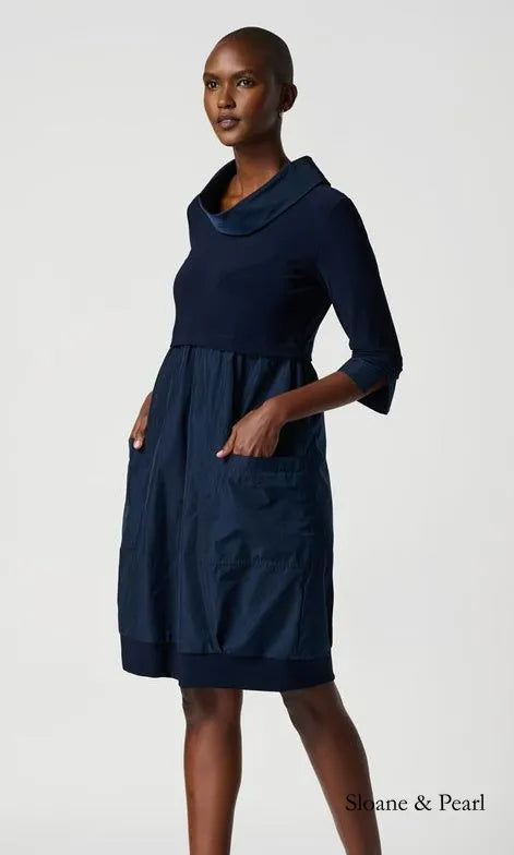 Melanie | Bubble Hem Knee-Length Dress