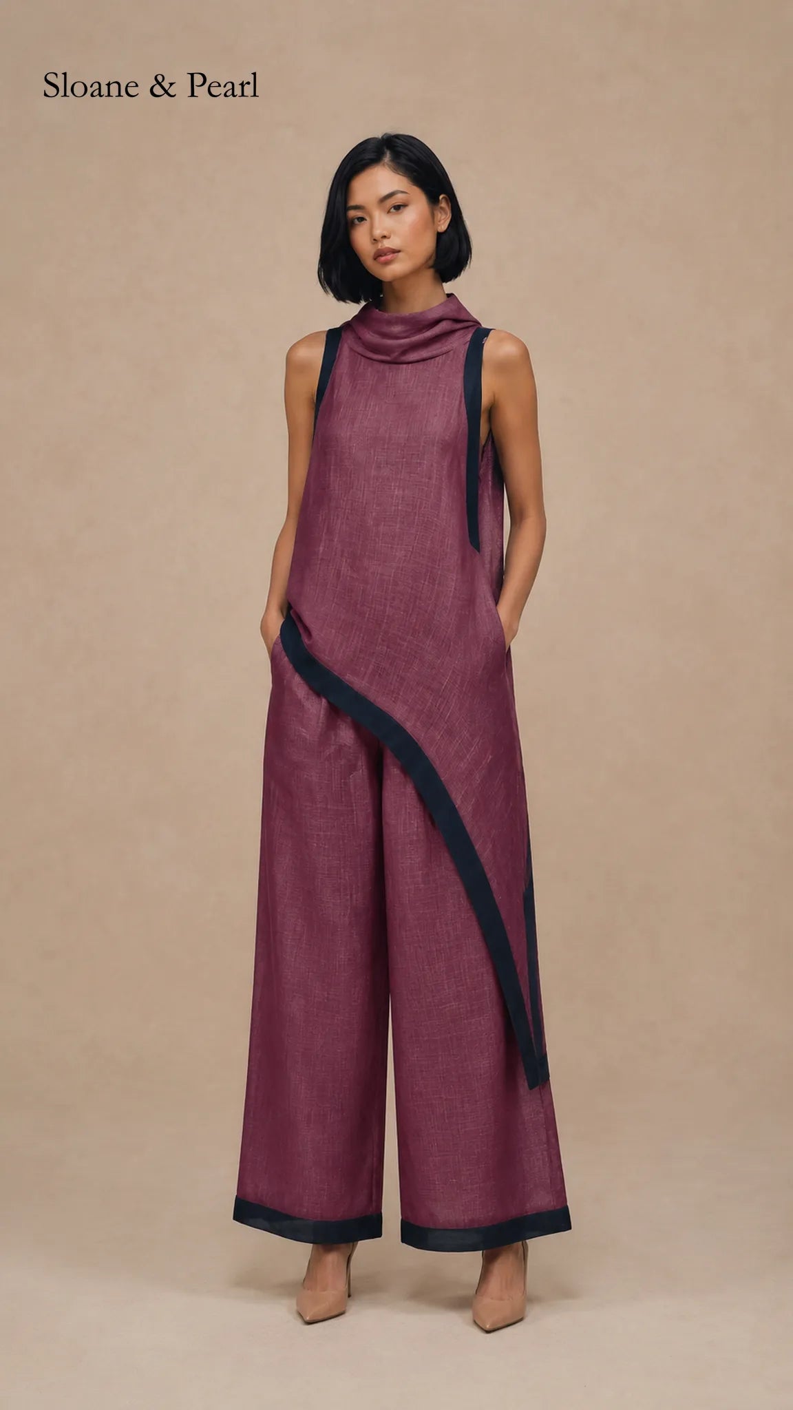 Elaina | Elegant Linen Co-Ord Set