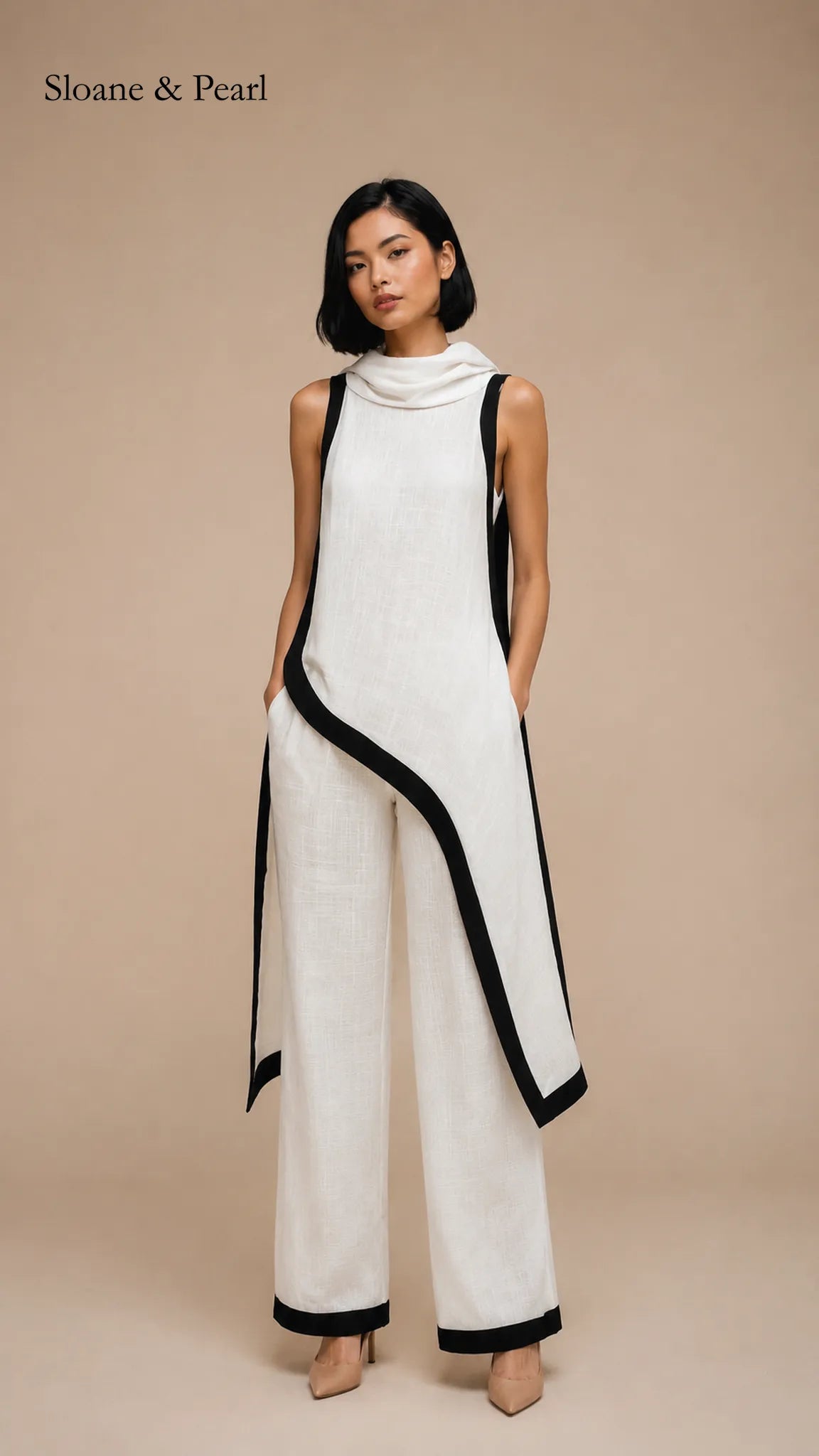 Elaina | Elegant Linen Co-Ord Set