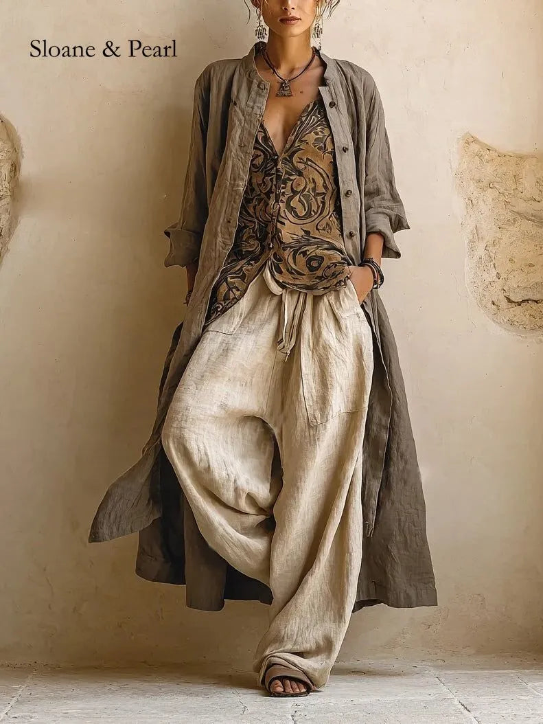 Camilla | 3-Piece Linen & Cotton Set
