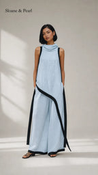 Elaina | Elegant Linen Co-Ord Set