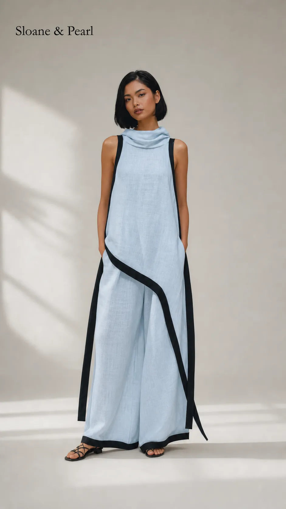 Elaina | Elegant Linen Co-Ord Set