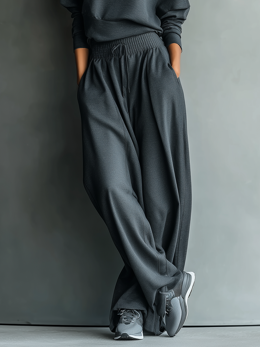 Amy | Knit Wide-Leg Two-Piece Set