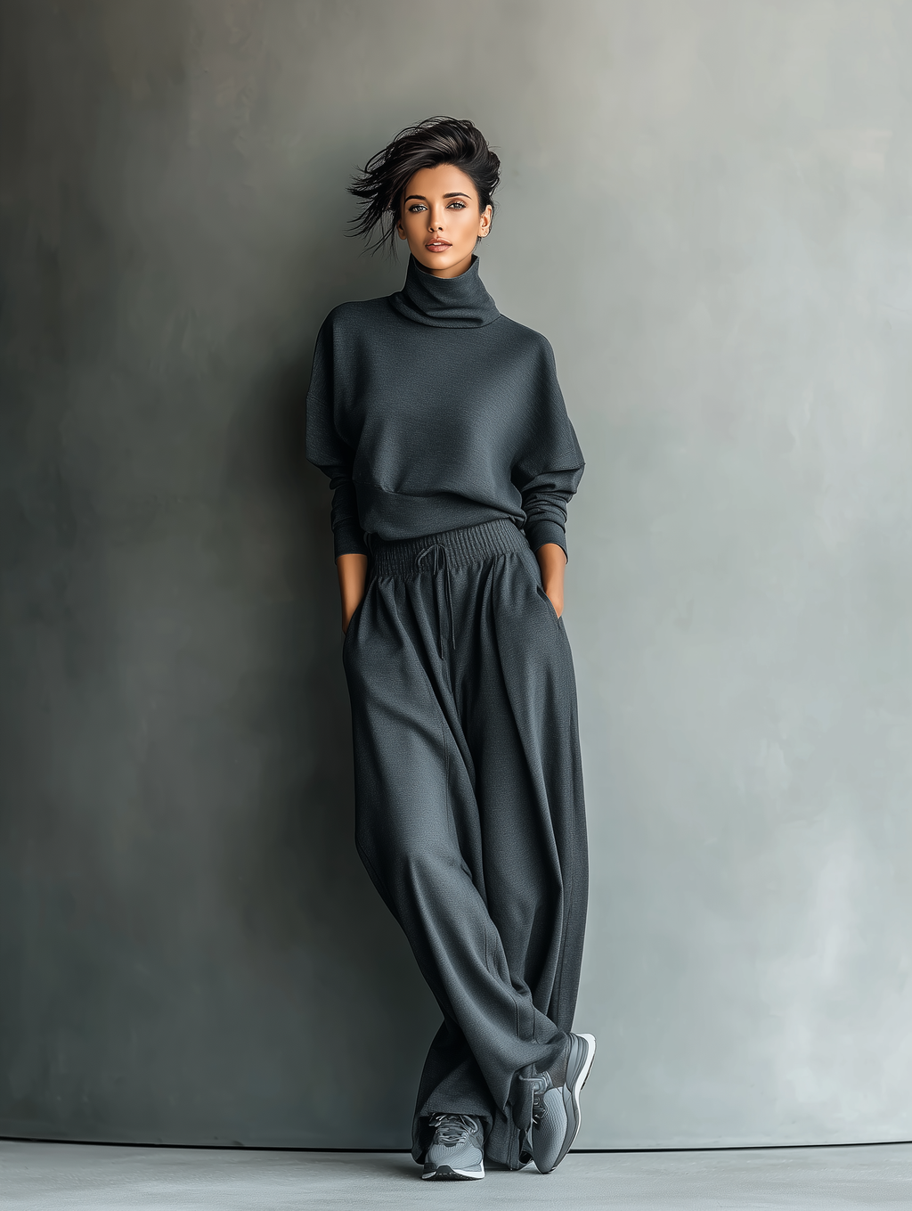 Amy | Knit Wide-Leg Two-Piece Set